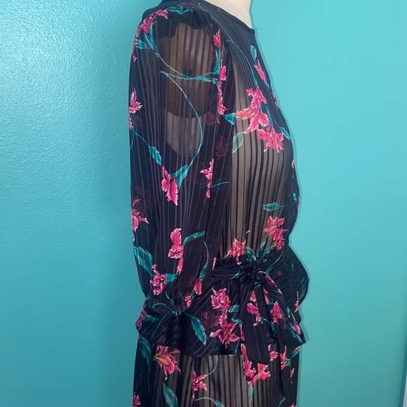 VINTAGE 80’s FLORAL DRESS - Picture 4 of 8